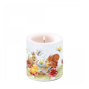 Tojásfestő csapat gyertya 8 x 7,5 cm Tojásfestő csapat gyertya 8 x 7,5 cm