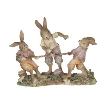 Kötélhúzó nyuszik 20 x 7 x 15 cm Kötélhúzó nyuszik 20 x 7 x 15 cm