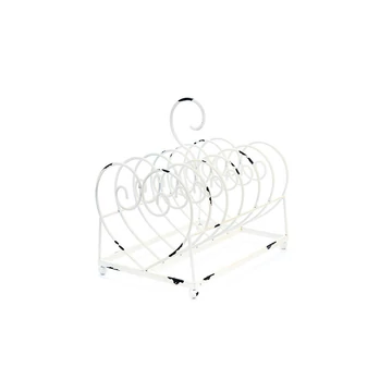 Fém vintage szíves tányértartó 28 cm