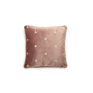 Díszpárna sötét rózsaszín szívekkel 45 x 45 cm Díszpárna sötét rózsaszín szívekkel 45 x 45 cm