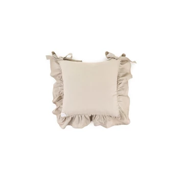 Székpárna Balza fodrokkal bézs 40 x 40 + 10 cm