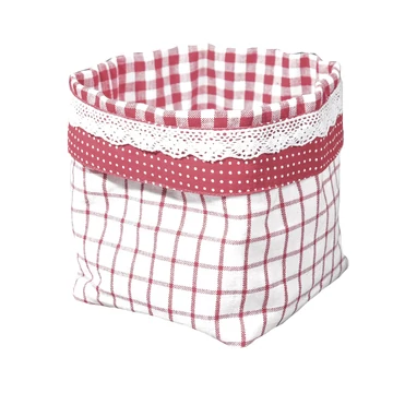 Tároló kosár piros 13 x 12 cm