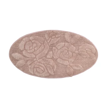 Fürdőszoba szőnyeg ovális rózsás mályva 55 x 100 cm