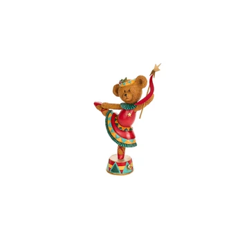 Karácsonyi műanyag  balerina maci figura Bear 16 x 6 x 24 cm