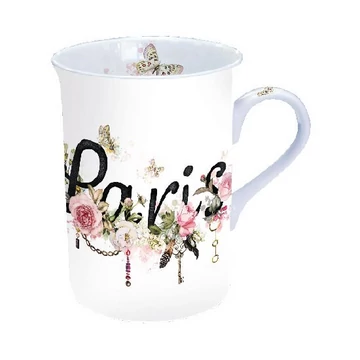 Porcelán bögre Paris felirattal
