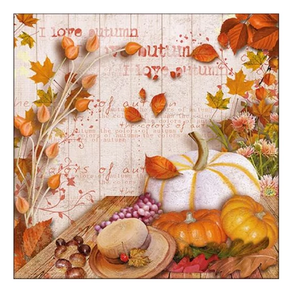 I love autumn papírszalvéta 20db-os 33 x 33 cm
