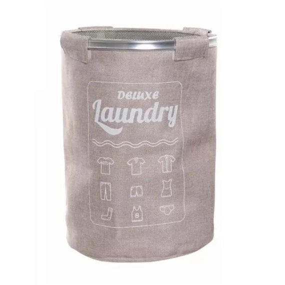 Henger alakú Laundry ruháskosár világos