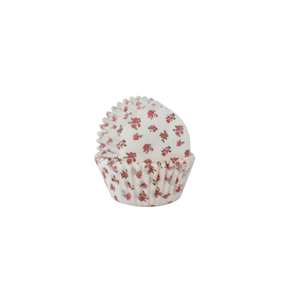 Muffin sütő papír rózsás 60 db-os
