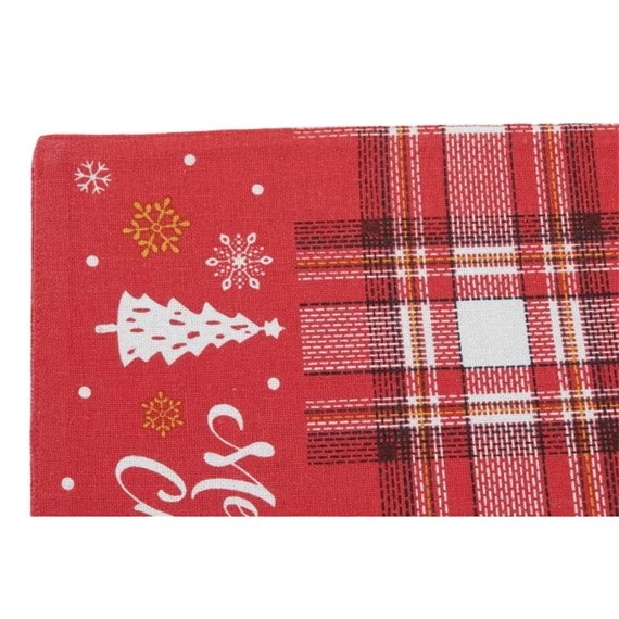 Alátét piros Merry Christmas felirattal 45 x 30 x 0.2 cm