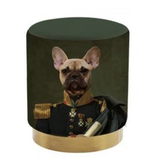 Lábtartó  francia bulldoggal