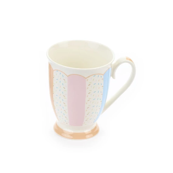 Porcelán bögre színes Cupcake 280 ml