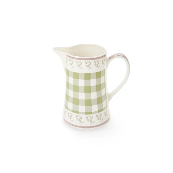 Porcelán kiskancsó zöld kockás  Wendy 620 ml
