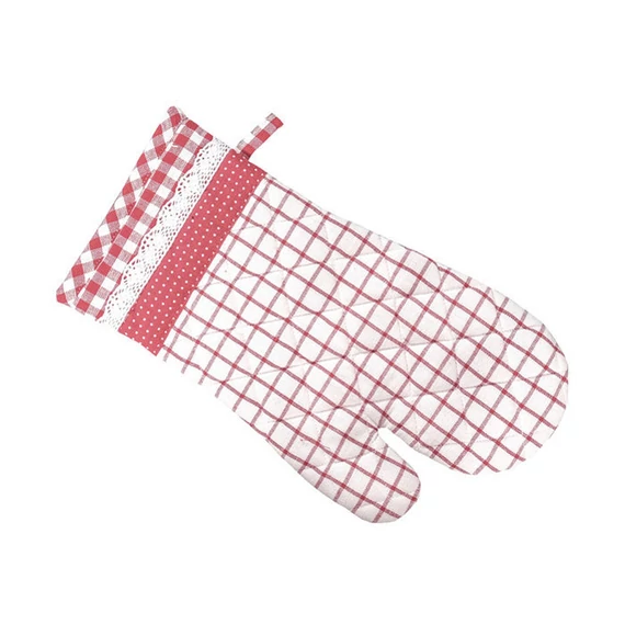 Sütőkesztyű piros Carlotta 19 x 32 cm