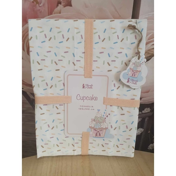 Asztalterítő színes Cupcake 100 x 100 cm