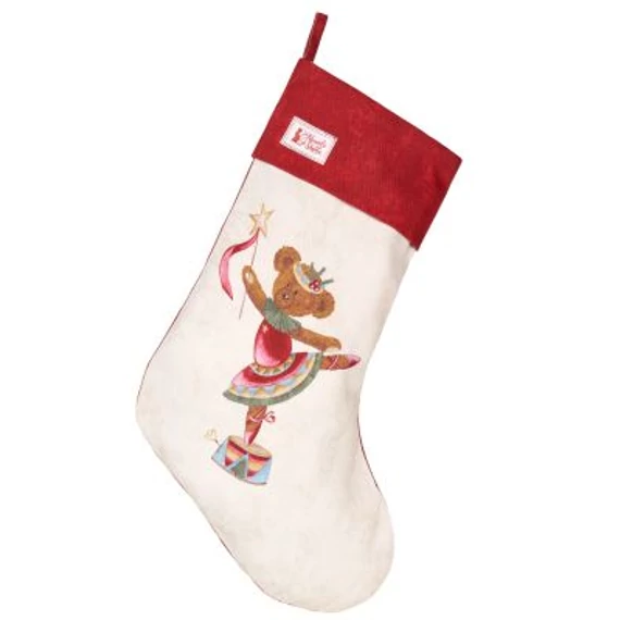 Kandalló zokni balerina maci Bear 40 x 20 cm