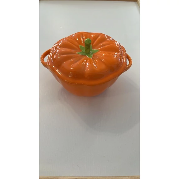 Tökös tál fedővel 15.5 x 12.5 x 9.5 cm