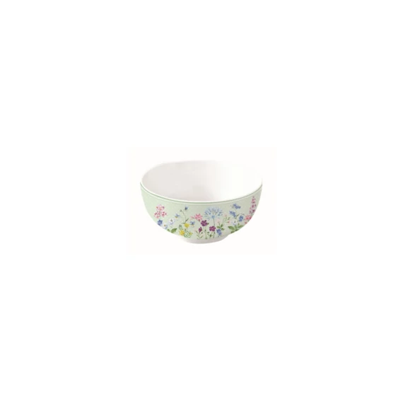 Porcelán tál tavaszi virágokkal 12 cm