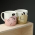 Kép 1/2 - Porcelán 2 db-os bögre szett cica élet 340 ml
