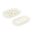 Kép 2/2 - Porcelán tálca fehér-sárga virágos  New Bone 35.6 x 21 x 2.8 cm