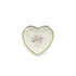 Kép 2/3 - Porcelán 2 db-os szív alakú tál virágos és kockás mintával Wendy  17 x 16.5 x 1.9 cm