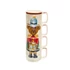 Kép 1/2 - Porcelán karácsonyi 4 db-os bögre katona maci Bear 330 ml