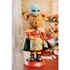 Kép 2/2 - Karácsonyi  műanyag  maci figura dobos 40 cm Bear